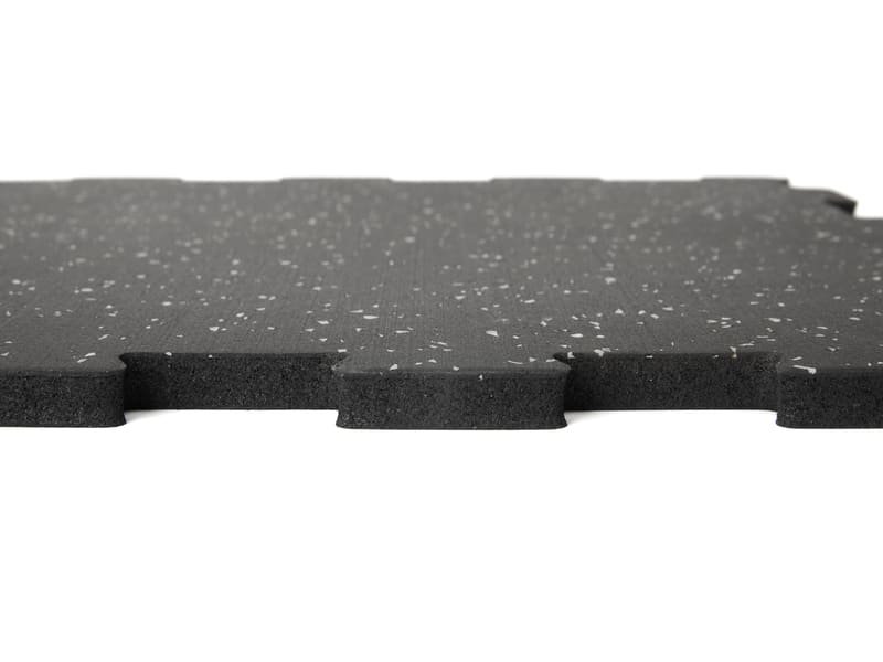 Diagram of proper gym flooring layering with plywood